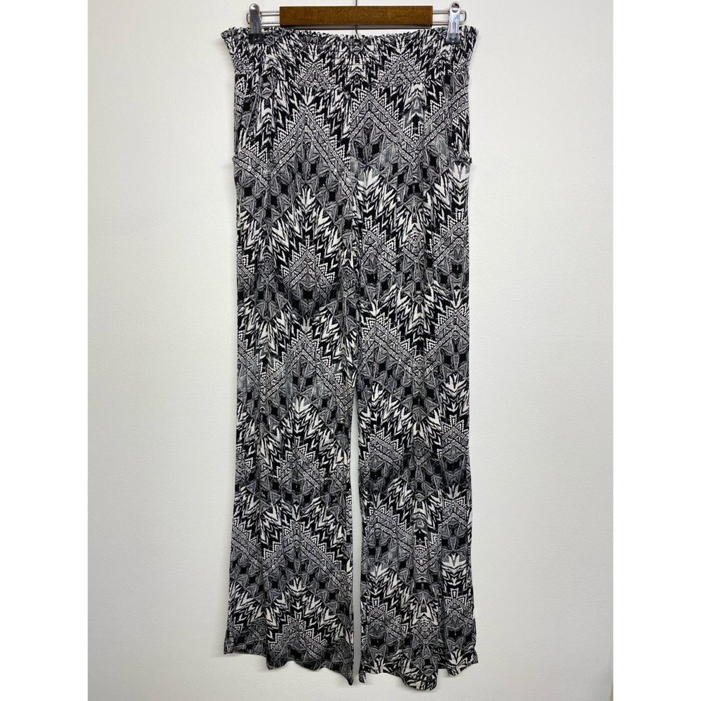 Mossimo Supply Co. Black Aztec Wide Leg Pants XL